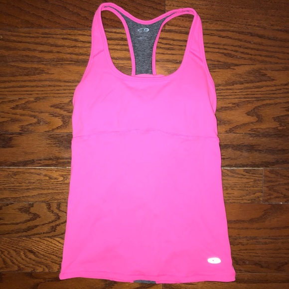 hot pink workout top